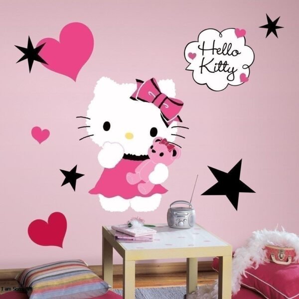 Cute Hello Kitty Wall Sticker