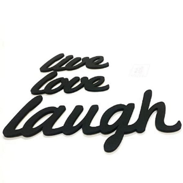 wooden live love laugh