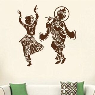 radha krishna wall stickers