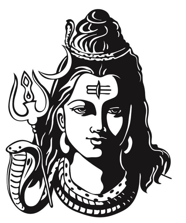 shiva wall sticker