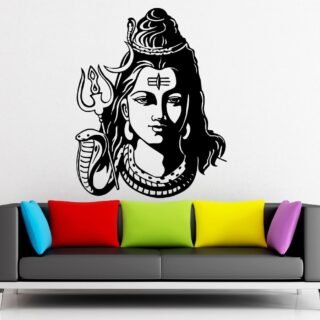 shiva wall sticker