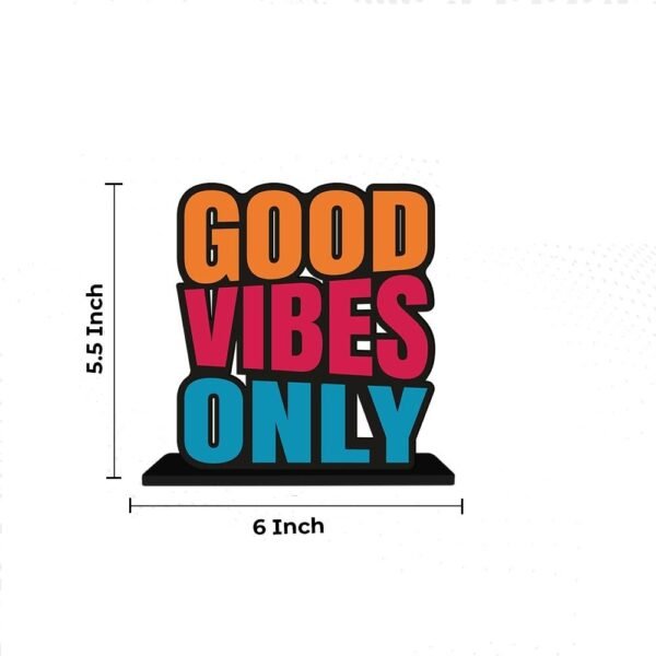 printed good vibes only