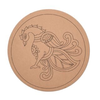 premarked peacock mdf base