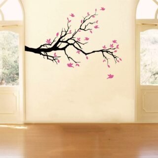 Birds and Tree Branch Wall Sticker