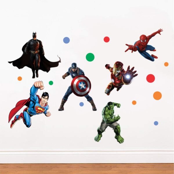 super hero wall stickers