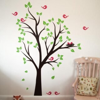 tree birds Nest wall sticker