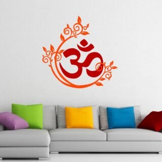 om wall sticker