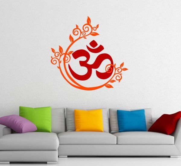 om wall sticker