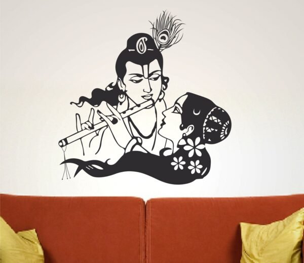 God Radha krishna wall sticker