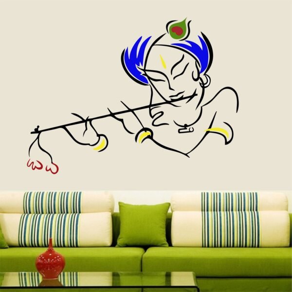 god krishna wall stickers