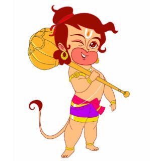 Baal Hanuman wall sticker