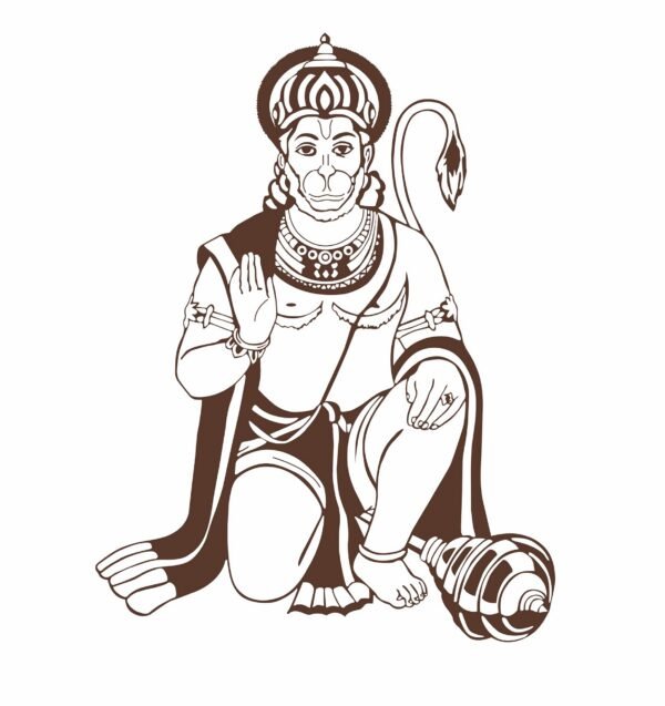 Hanuman wall sticker