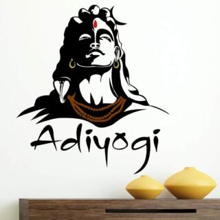 Adiyogi God Shiva wall sticker