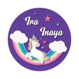 unicorn name plate