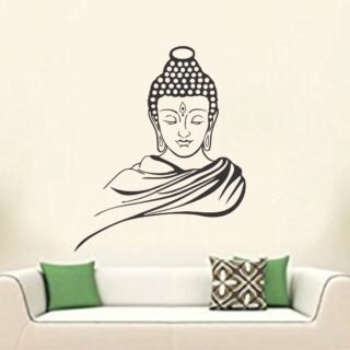 buddha wall sticker