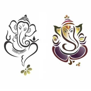 ganesha wall stickers